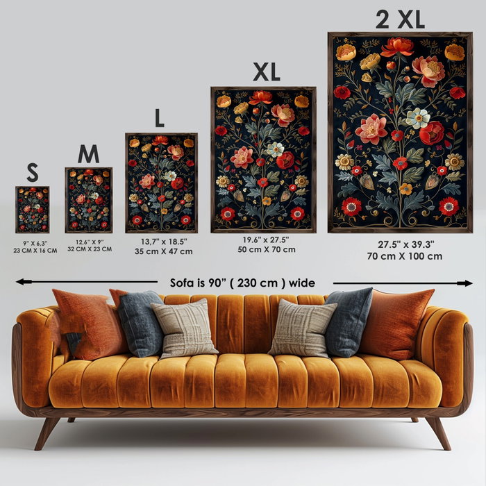 Wallity Cuadro Decorativo GE211-L Multicolor